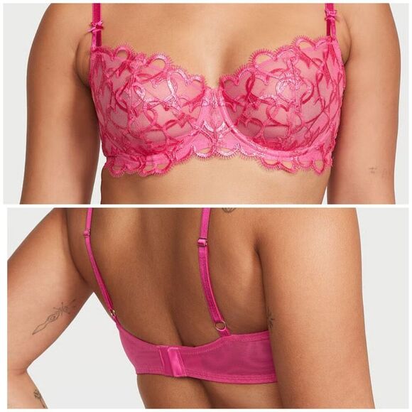 Victoria's Secret Other - Victorias Secret 32DDD Dream Angles Lined Bra Bralette Hot Pink NWT